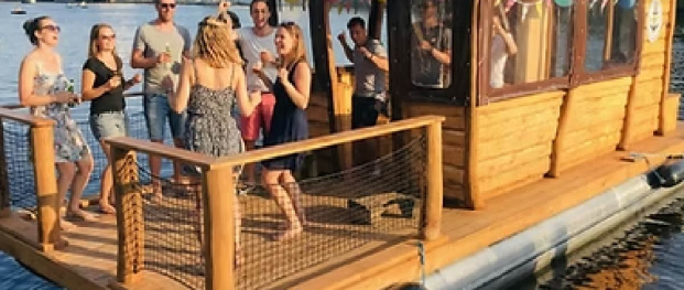 Floss 12 Personen Premiumfloß ?BORA BORA? / Führerscheinfrei mieten