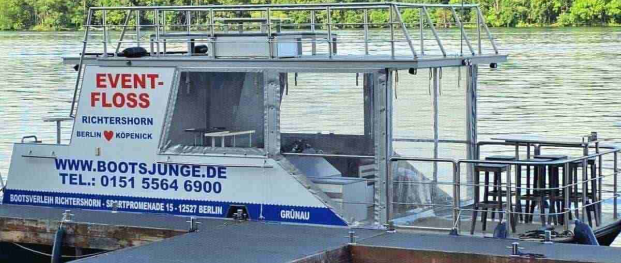Floss Event-Floss mieten Berlin Köpenick führerscheinfrei 16 Personen mieten