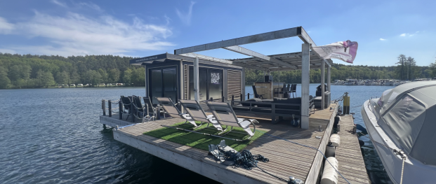 Floss Eventboot, Chill-Out-Boot bis 24 Personen mieten