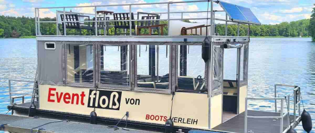 Floss Floss mieten Berlin Köpenick Event ohne Führerschein mit WC 18 Personen mieten