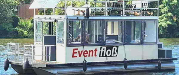Floss führerscheinfreies Eventfloß ?Pankow? mieten in Berlin Köpenick 18 Personen mieten