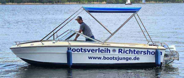 Motorboot Führerscheinfreies Motorboot Arrowglas ?Otto? in Berlin Köpenick Grünau  mieten mieten