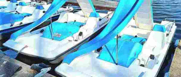 Tretboot Tretboot mit Rutsche mieten Berlin Köpenick 001 mieten