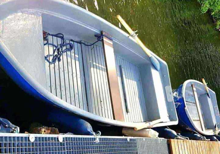 Angelboot Angelboot mieten Berlin mit 3 PS Motor -Ruderboot in Köpenick Grünau Richtershorn Bild 1
