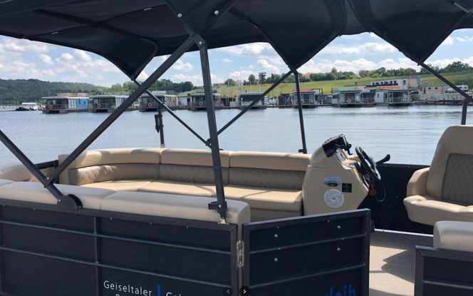 Floss 12-Personen Partyboot ? SMARTLINER Pontonboot Bild 2