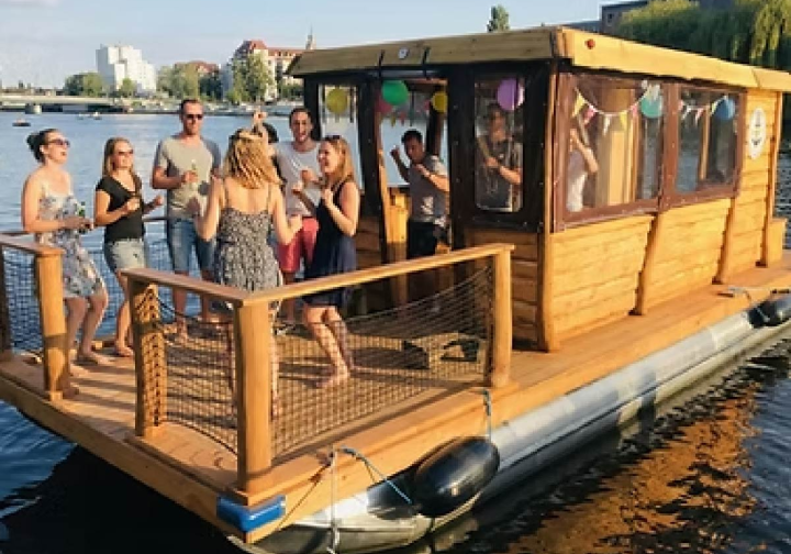 Floss 12 Personen Premiumfloß ?BORA BORA? / Führerscheinfrei Bild 1