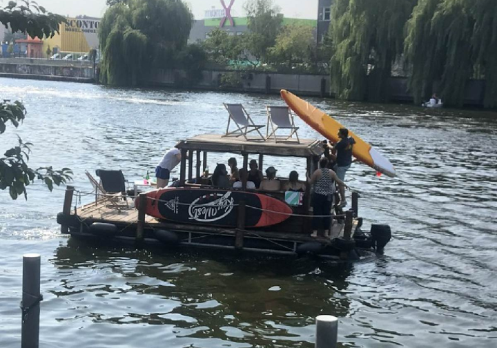 Floss 12 Personen Premiumfloß ?BORA BORA? / Führerscheinfrei Bild 2