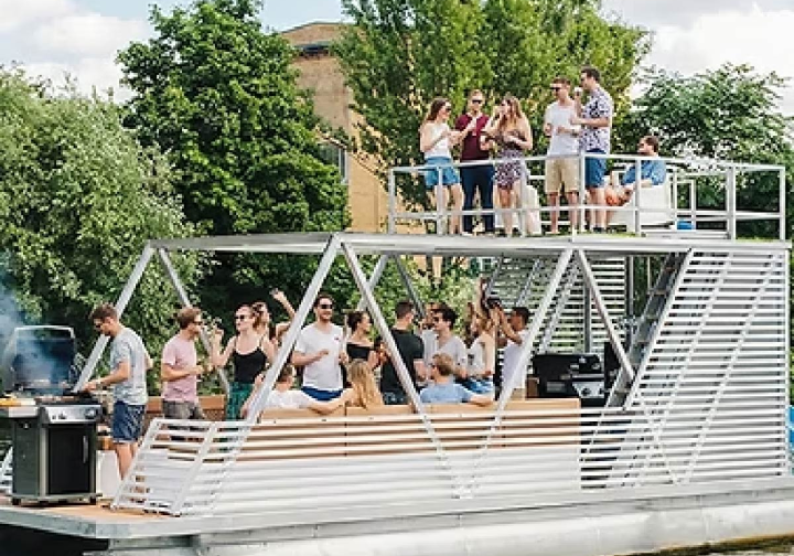 Floss 18 Personen Premiumfloß ?CALA LUNA? / Führerscheinfrei Bild 1