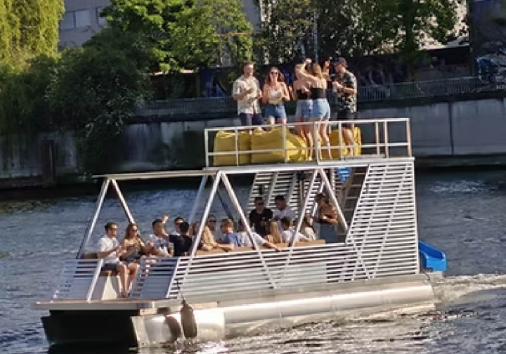 Floss 18 Personen Premiumfloß ?CALA LUNA 2? / Führerscheinfrei Bild 1