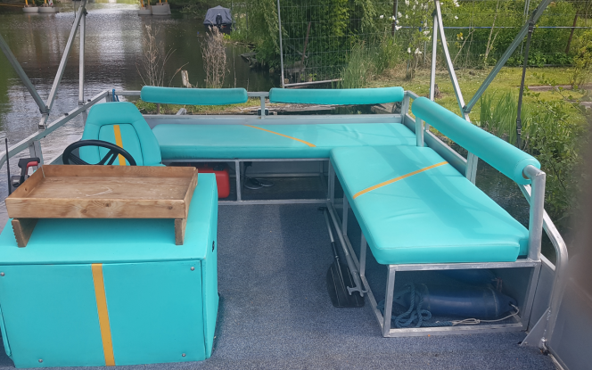 Floss 6 Personen Katamaran Schmöckwitz mieten Bild 2