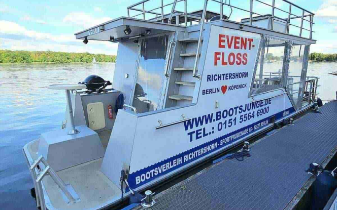 Floss Event-Floss mieten Berlin Köpenick führerscheinfrei 16 Personen Bild 2