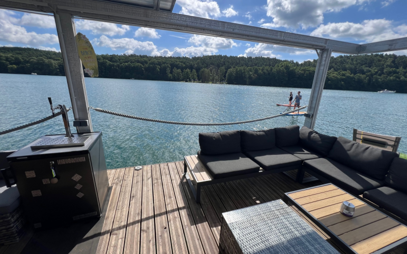 Floss Eventboot, Chill-Out-Boot bis 24 Personen Bild 2