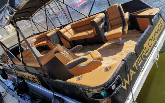 Floss Floß 14 Personen führerscheinpflichtig Bild 2