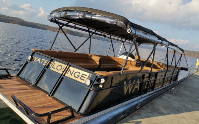 Floss Floß 20 Personen führerscheinpflichtig Bild 3