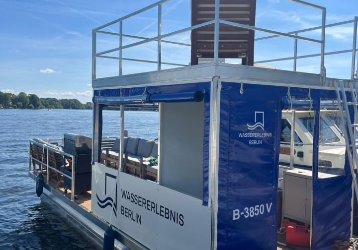 Floss IsLa I - Grillboot  - Eventboot - auf dem Tegeler See - bis zu 14 Personen - Wassererlebnis-Berlin Bild 9