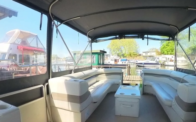 Floss Katamaran Dahme für 16 Personen führerscheinfrei mieten Bild 2