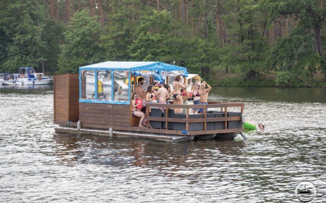 Floss Partyfloß für 15 Pers. führerscheinfrei Bild 1