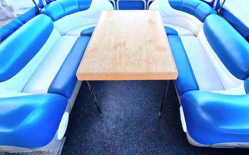 Floss Partyfloss mieten Berlin Köpenick Grünau-Ponton Grillboot ?Alfred? Bild 3