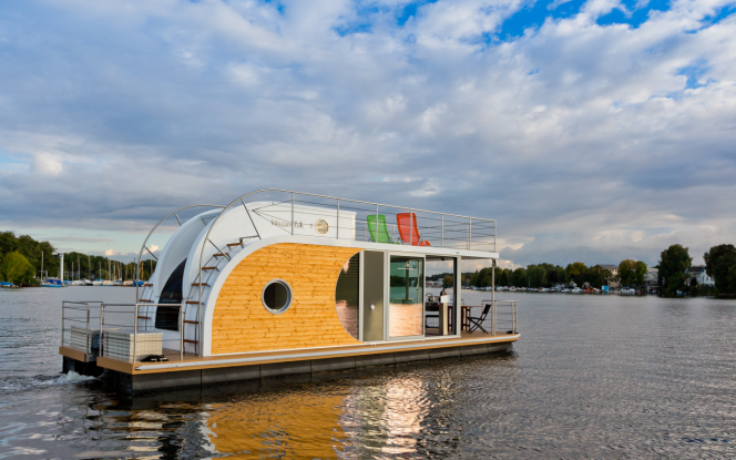 Floss Tagescharterboot Nautino maxi ?Wasserfloh 1? (führerscheinfrei) Bild 5