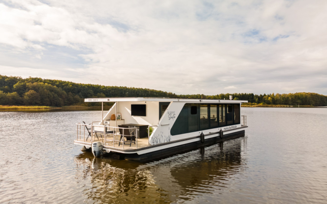 Hausboot 5 Sterne Ferienwohnung mit Blick auf den See | Lake Suite Bild 4