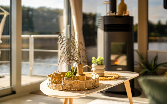 Hausboot 5 Sterne Ferienwohnung mit Blick auf den See | Lake Suite Bild 18