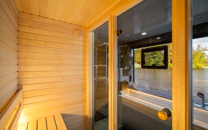 Hausboot 5 Sterne Ferienwohnung mit Blick auf den See | Lake Suite Bild 16