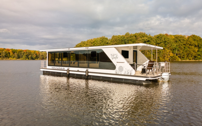 Hausboot 5 Sterne Ferienwohnung mit Blick auf den See | Lake Suite Bild 3