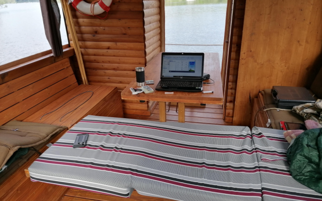 Hausboot 6er Floß Bild 4