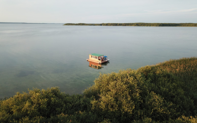 Hausboot 8er Floß Bild 2