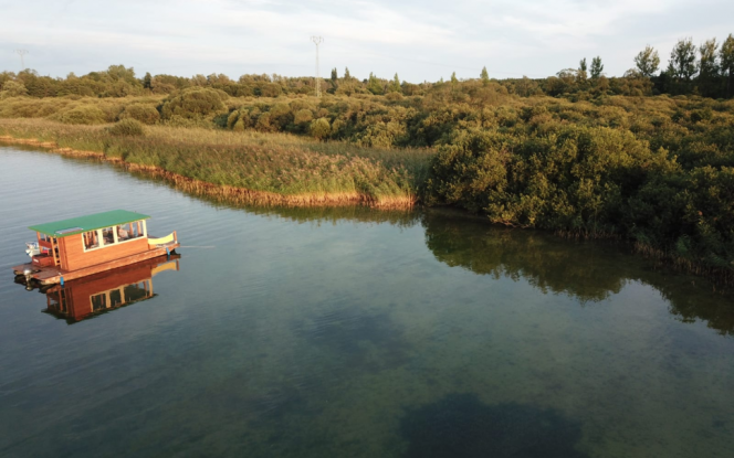 Hausboot 8er Floß Bild 7