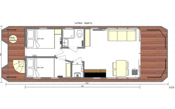 Hausboot AusZeit | La Mare LL  Apartboot Bild 29