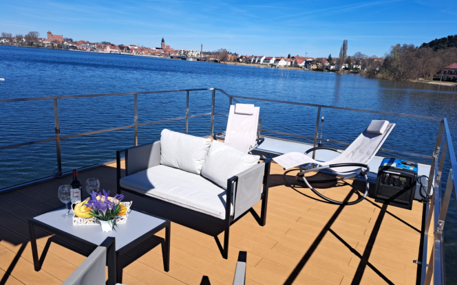 Hausboot Auszeit mit Sauna -führerscheinfrei- Bild 17