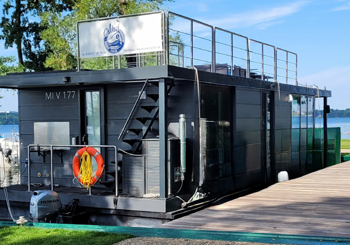 Hausboot Eden- Luxus Hausboot mit Sauna- führerscheinfrei- Bild 1