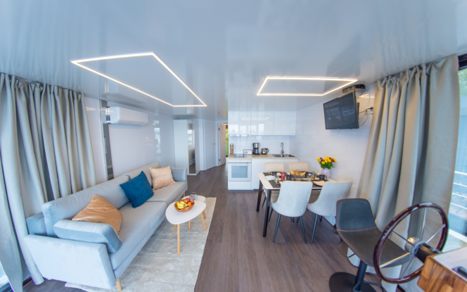 Hausboot Hausboot Esperanto bis 6 Personen, führerscheinfrei mieten Bild 9