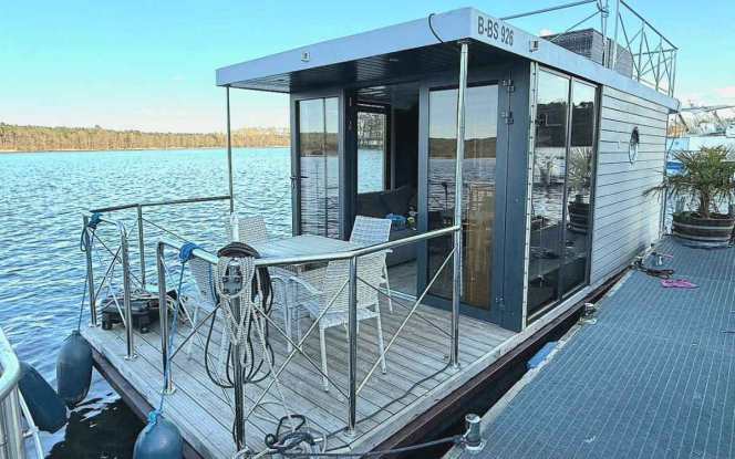 Hausboot Hausboot mieten Berlin Köpenick 15 PS ohne Führerschein Bild 1