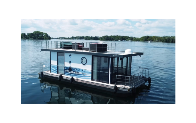 Hausboot Hausboot Ruhepol bis 6 Person, führerscheinfrei mieten Bild 1