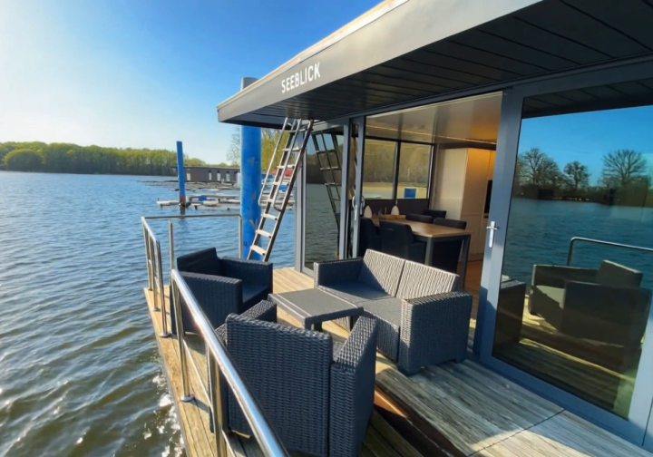 Hausboot Hausboot Seeblick Bild 2