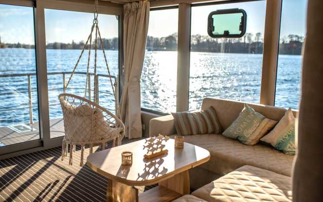 Hausboot Luxboot Sweet Dreams bis 6 Personen, führerscheinfrei mieten Bild 7