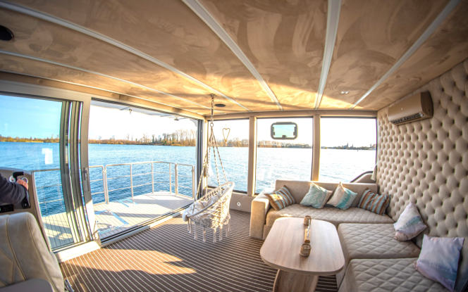 Hausboot Luxboot Sweet Dreams bis 6 Personen, führerscheinfrei mieten Bild 6