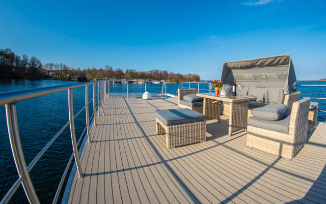 Hausboot Luxboot Sweet Dreams bis 6 Personen, führerscheinfrei mieten Bild 4