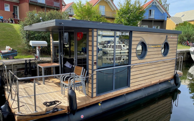 Hausboot Mövenkoje - tolles Revier nahe Berlin - bis zu 4 Kojen Bild 1