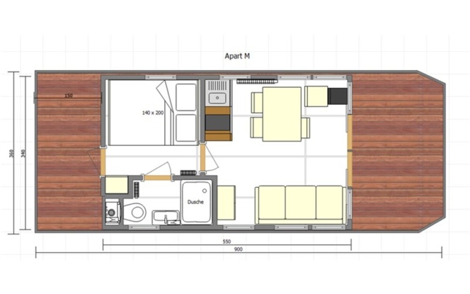 Hausboot Mövenkoje - tolles Revier nahe Berlin - bis zu 4 Kojen Bild 3