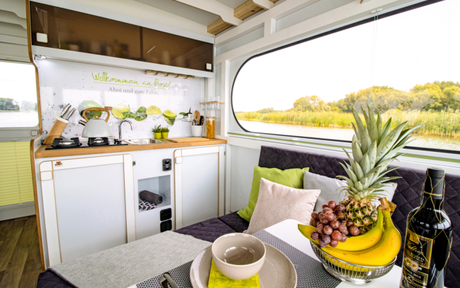 Hausboot Tagescharter von 8 Uhr bis 18 Uhr mit dem MORITZ Bild 7