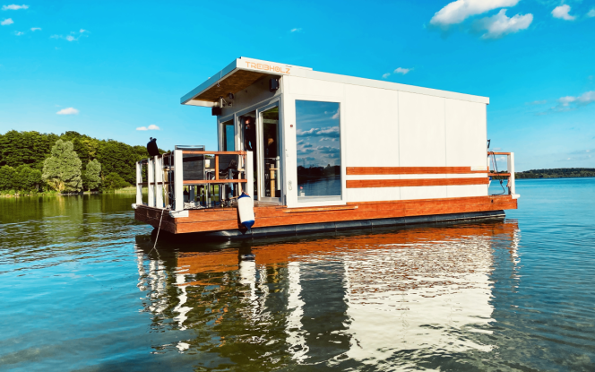 Hausboot Treibholz Schwerin Bild 11