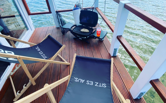 Hausboot Treibholz Schwerin Bild 9