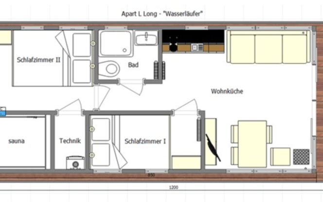 Hausboot WasserLäufer |  La Mare LL Apartboot Bild 9