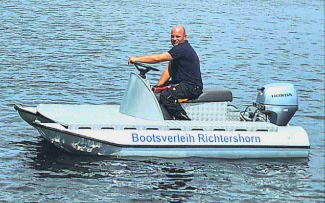 Jetski Alu Jetski 15 CV sans permis à Berlin Köpenick Grünau louer Image 2