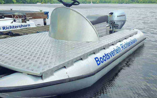 Jetski Alu Jetski 15 CV sans permis à Berlin Köpenick Grünau louer Image 3