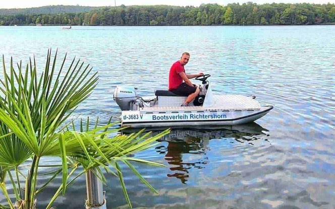 Jetski Alu Jetski 15 CV sans permis à Berlin Köpenick Grünau louer Image 5