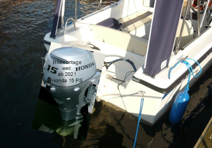 Motorboot führerscheinfreies 15 PS Motorboot Sunny 4 bis 4+1 Pers. ab 90 ? für 3 Stunden Bild 4